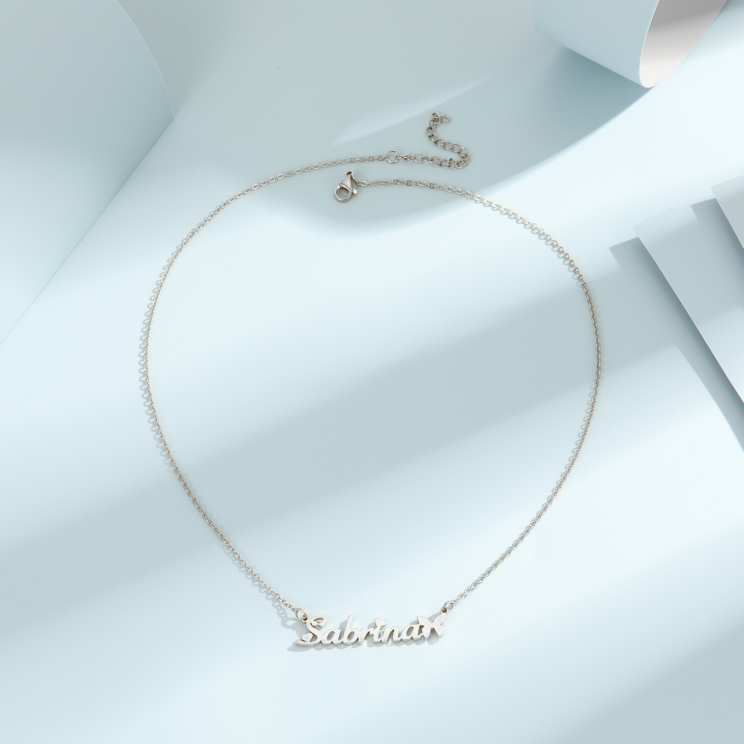1pc Personalized Butterfly Nam - Name Necklace Custom บทวิจารณ์และราคา