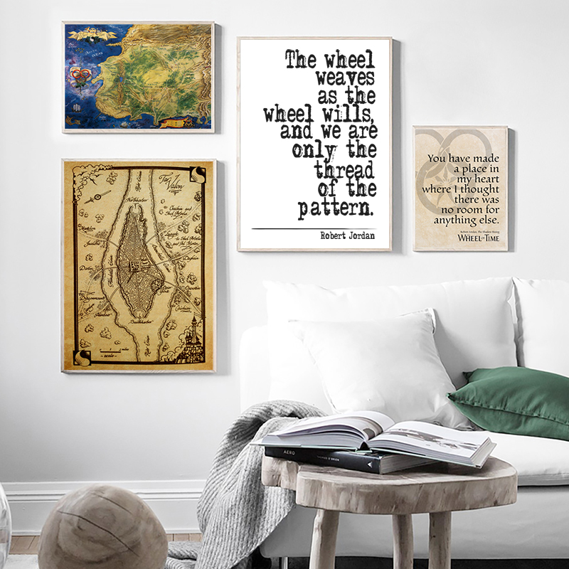 The Wheel of Time Map Poster P - Custom Star Map บทวิจารณ์และราคา