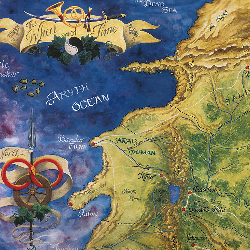 The Wheel of Time Map Poster P - Custom Star Map บทวิจารณ์และราคา