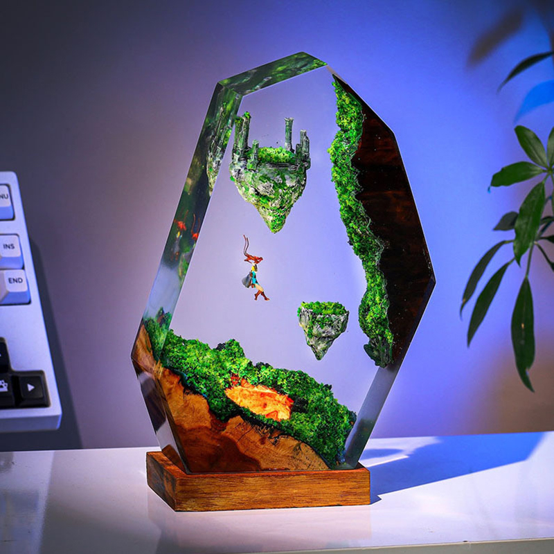 Resin Table Lamp Sky Island Mo - Custom Night Sky บทวิจารณ์และราคา