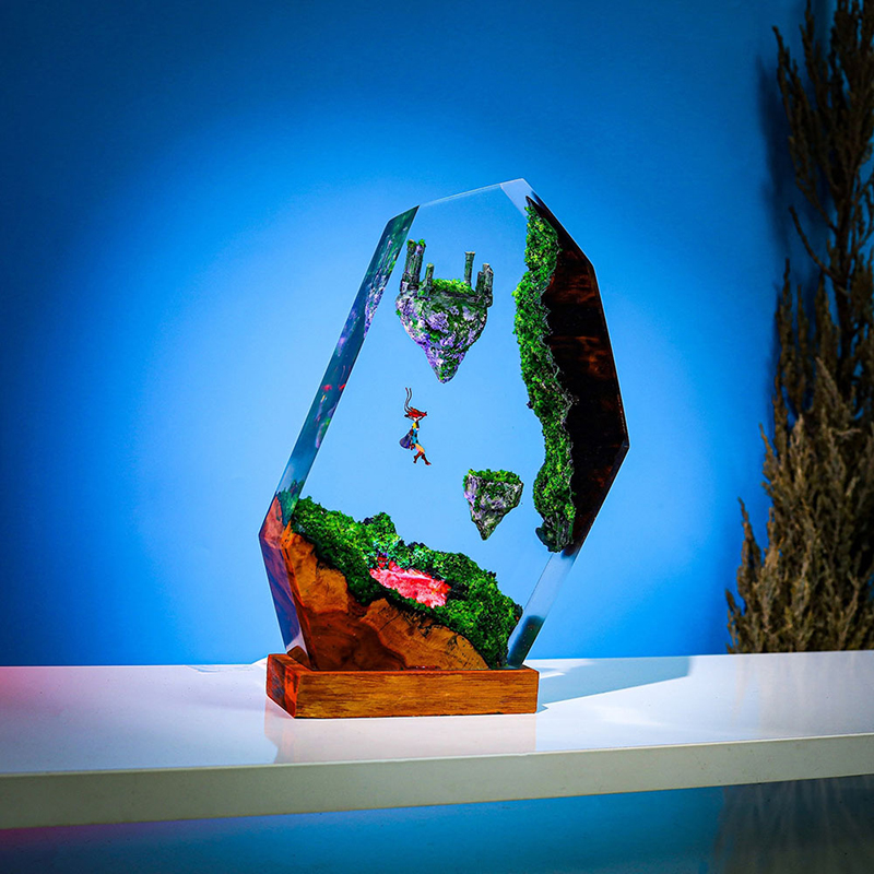 Resin Table Lamp Sky Island Mo - Custom Night Sky บทวิจารณ์และราคา