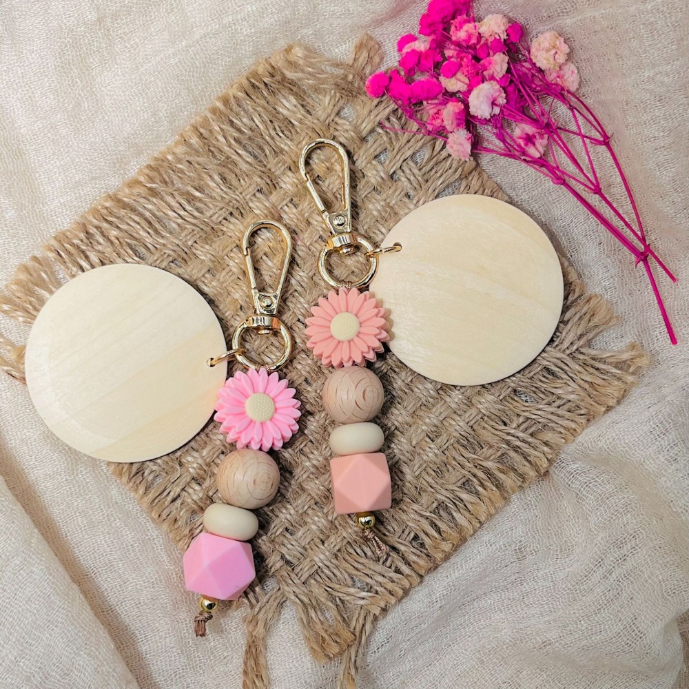 Creative Bamboo Pendant Keycha - Initial Ring Custom บทวิจารณ์และราคา