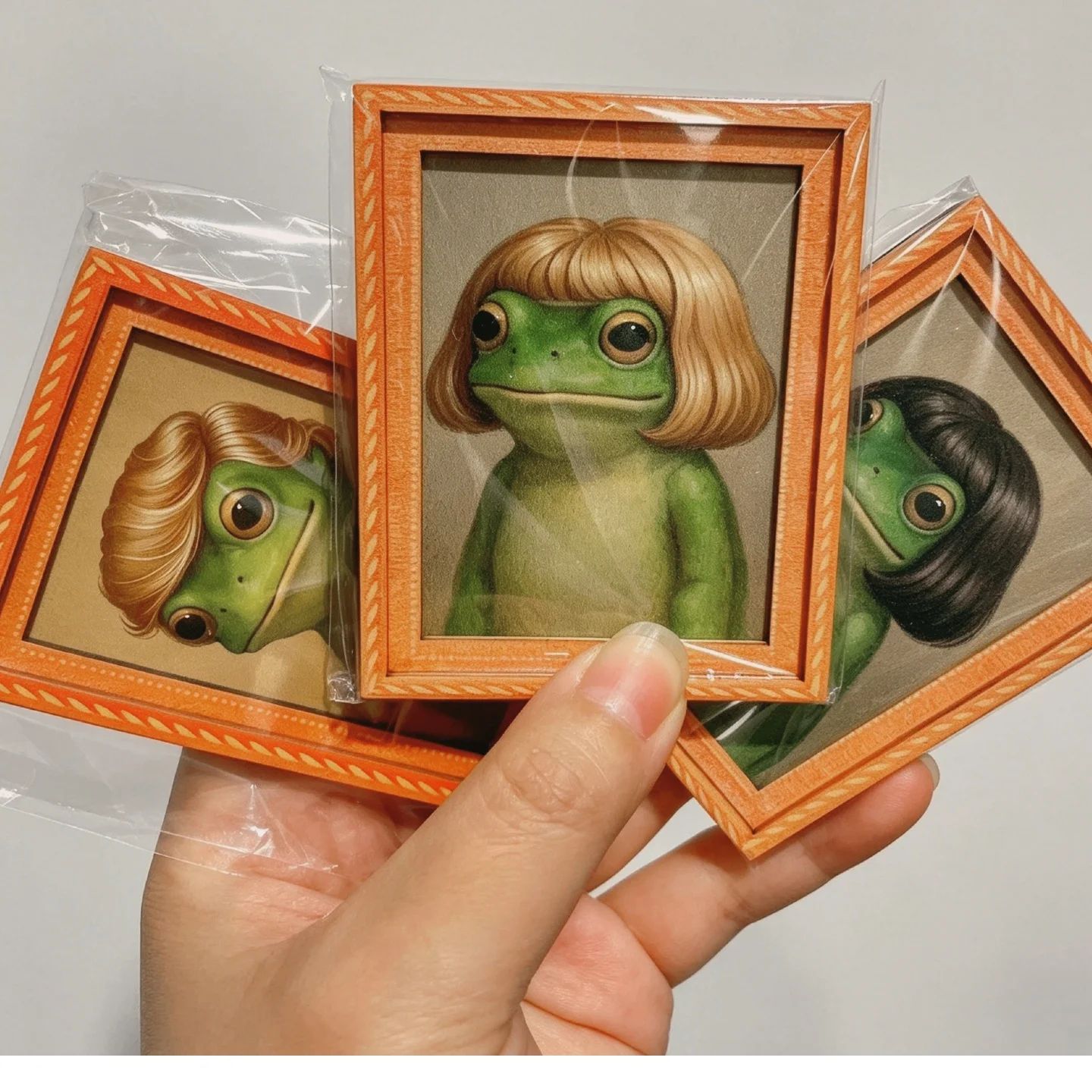 Mini Wooden Photo Frame Frog F - Engraved Wood Frame บทวิจารณ์และราคา