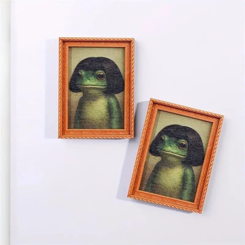 Mini Wooden Photo Frame Frog F - Engraved Wood Frame บทวิจารณ์และราคา