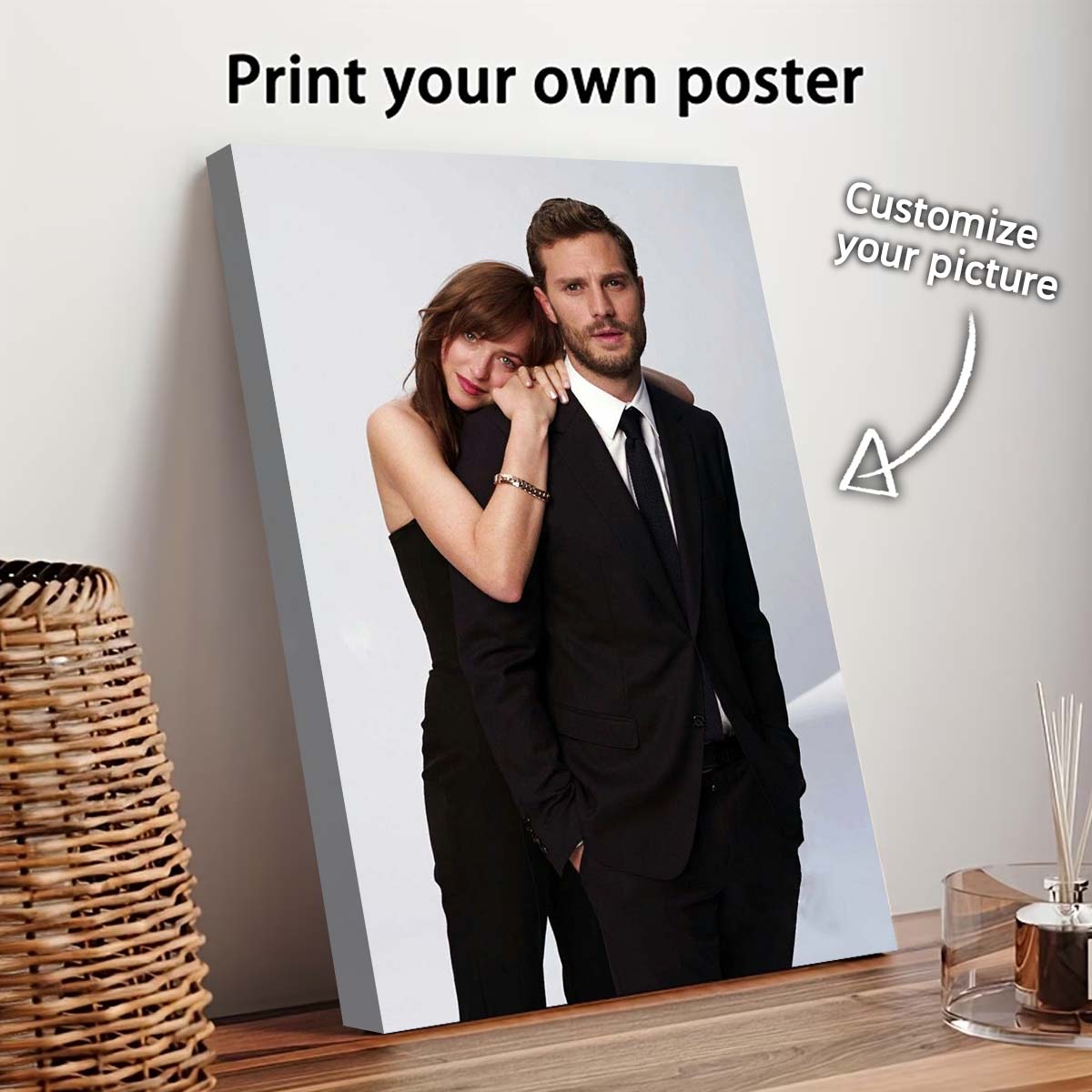 Custom Print Canvas Painting F - Pet Portrait Custom บทวิจารณ์และราคา