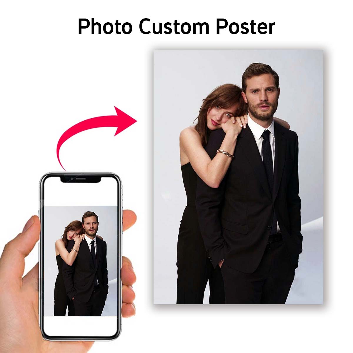 Custom Print Canvas Painting F - Pet Portrait Custom บทวิจารณ์และราคา