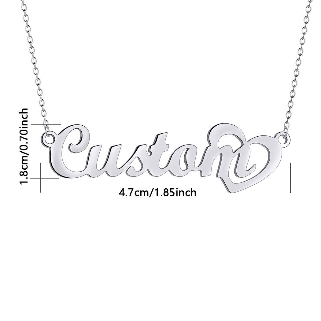 Customized Name Necklace with  - Name Necklace Custom บทวิจารณ์และราคา