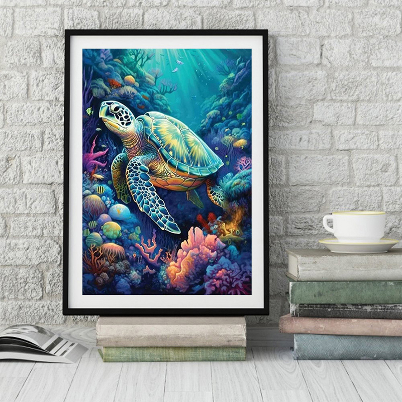 1PC frameless  Full Square Rou - Photo Mosaic Print บทวิจารณ์และราคา