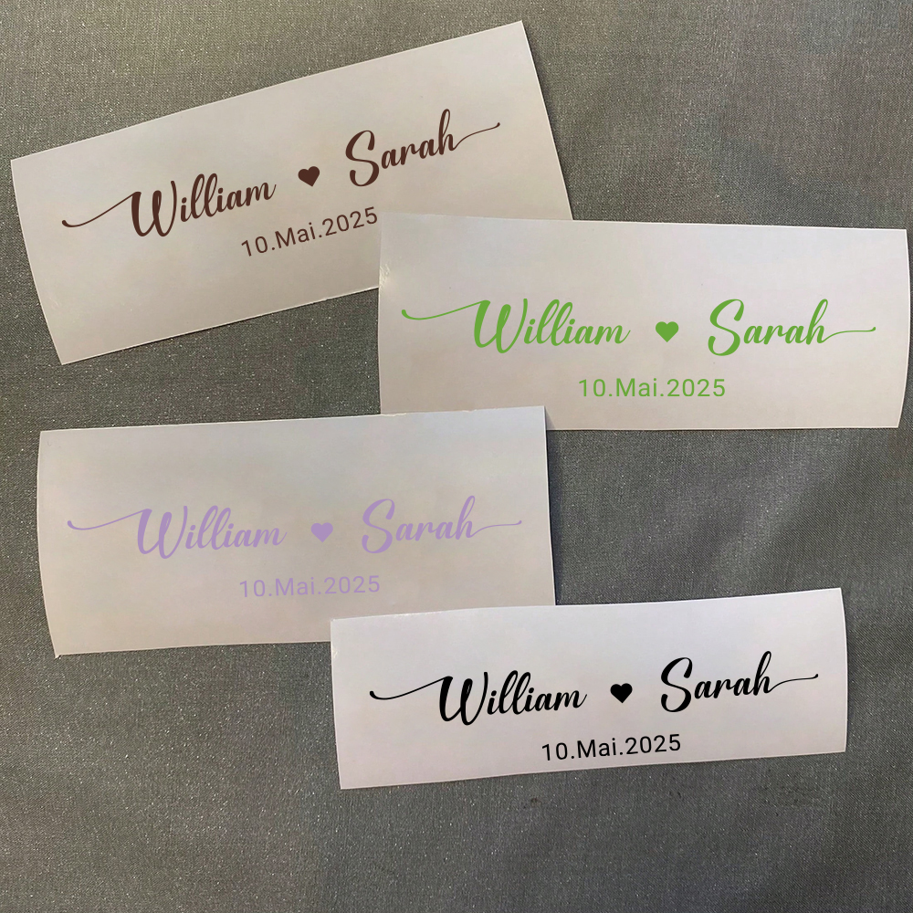 Custom Name Decals for Wedding - Personalized Name Box บทวิจารณ์และราคา