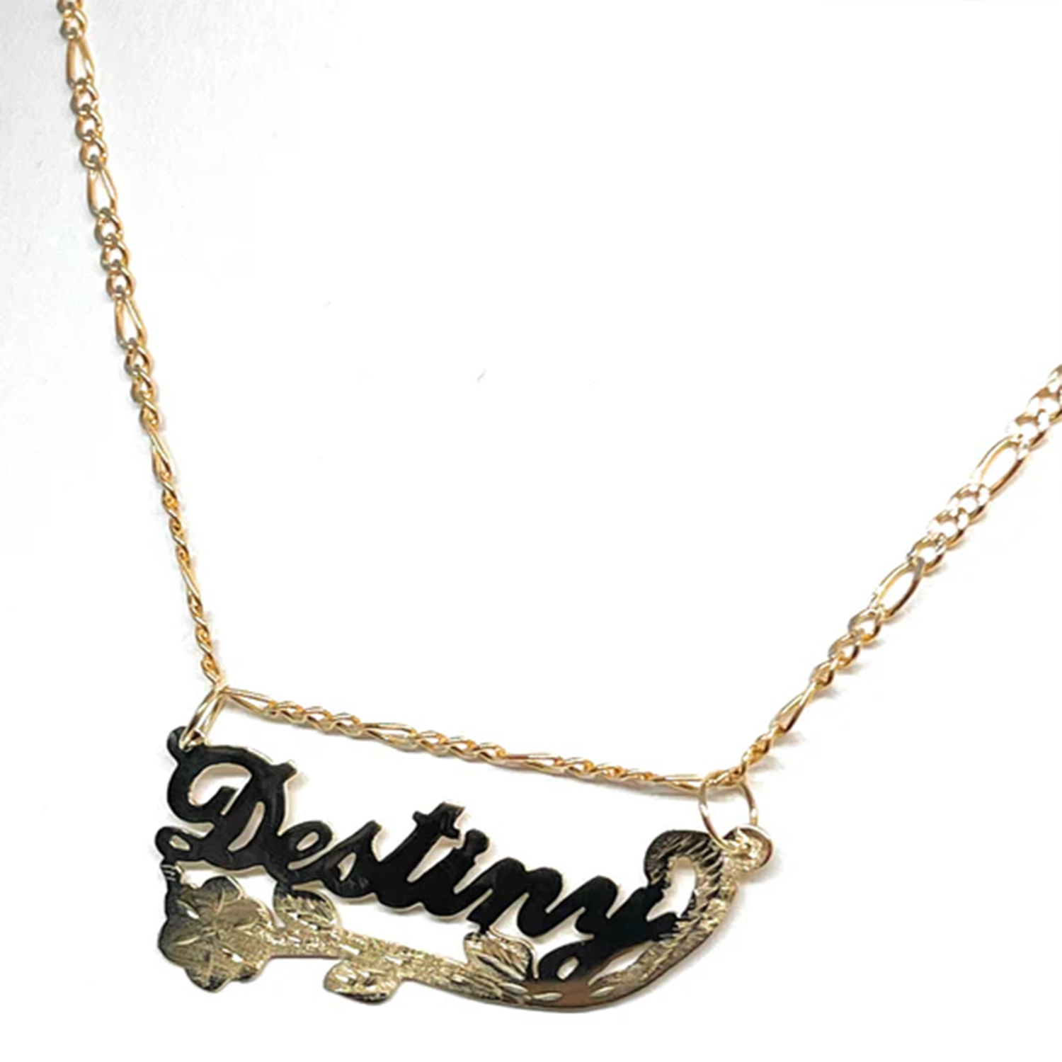 Custom Name Jewelry Retro Styl - Birth Flower Necklace บทวิจารณ์และราคา