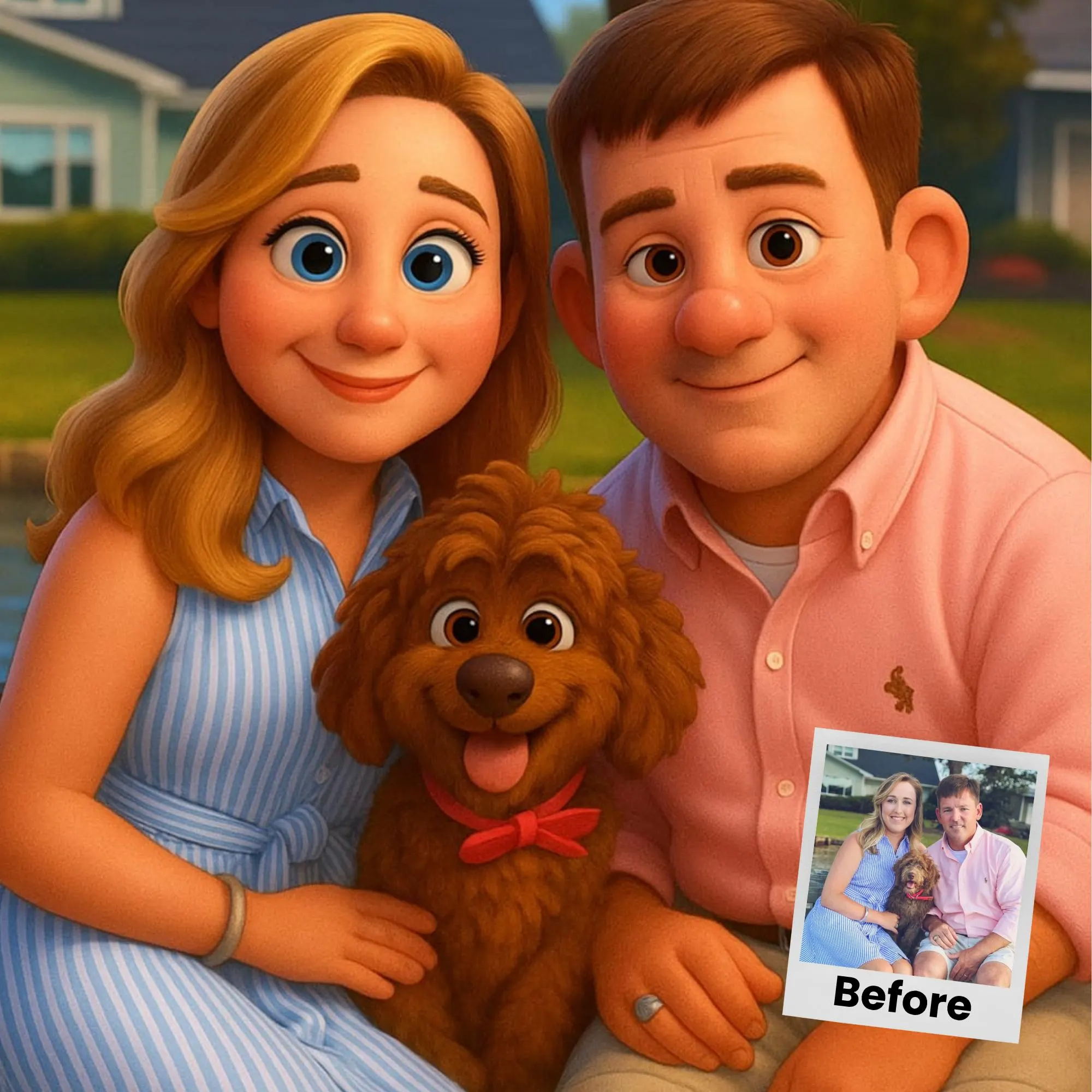 Custom Animated Character Fami - Pet Portrait Custom บทวิจารณ์และราคา