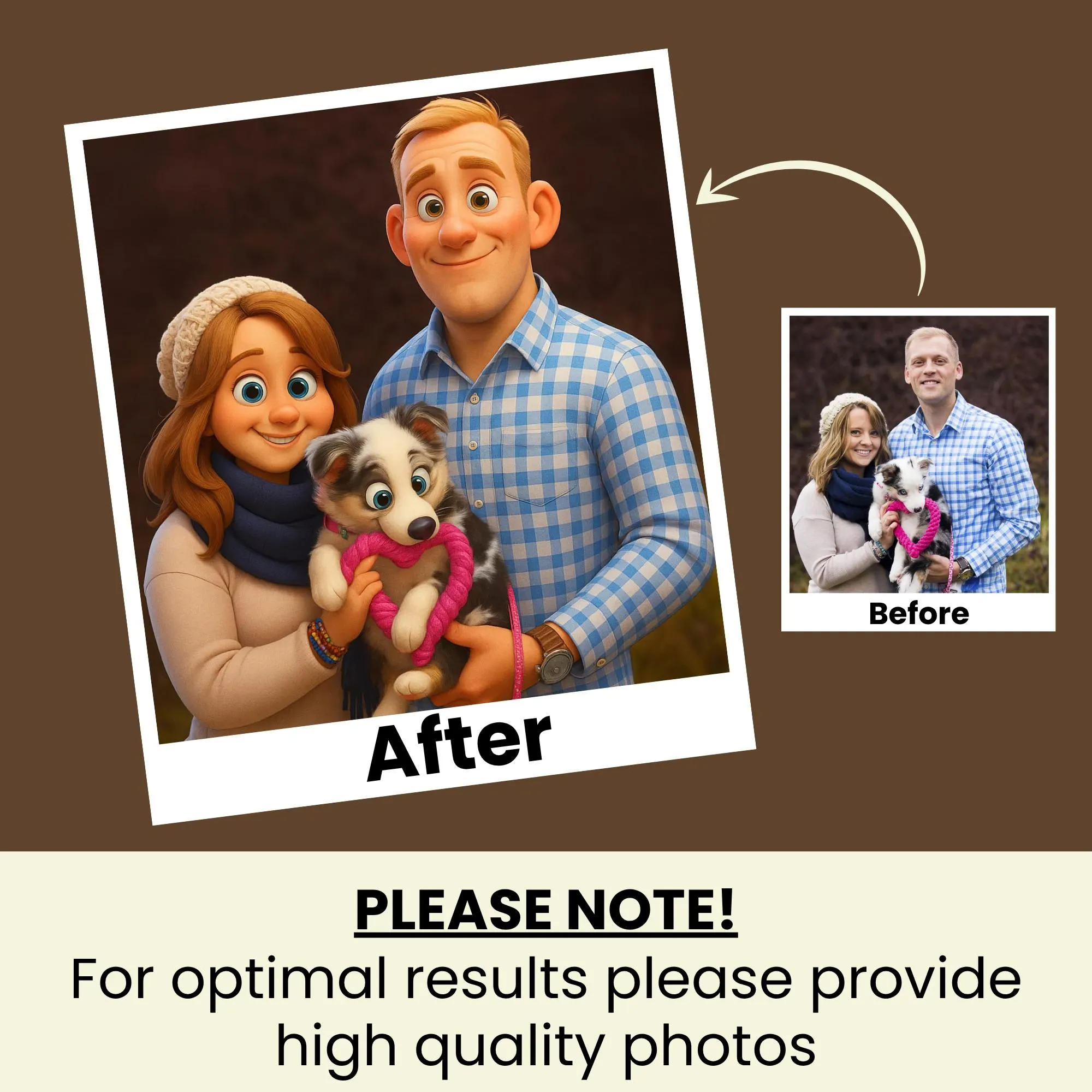 Custom Animated Character Fami - Pet Portrait Custom บทวิจารณ์และราคา