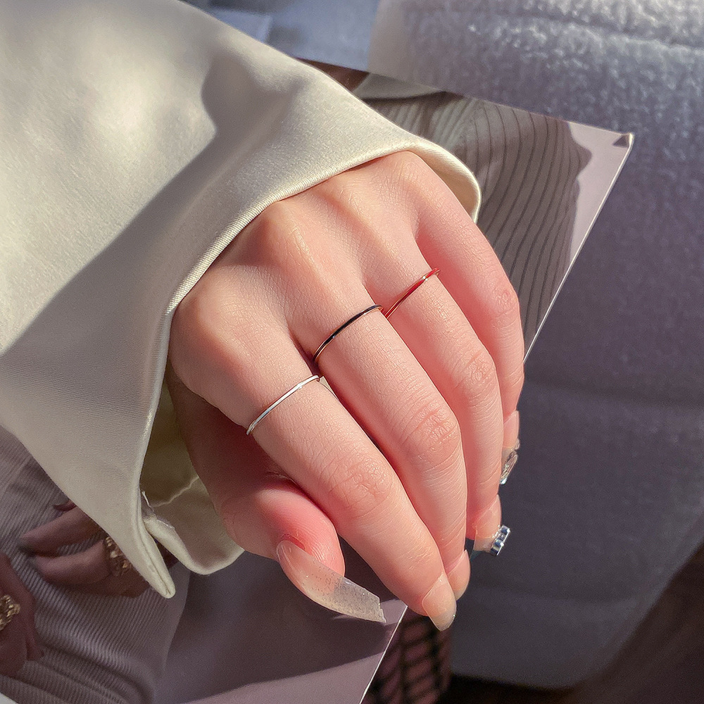 Titanium Steel Rose Gold Color - Initial Ring Custom บทวิจารณ์และราคา