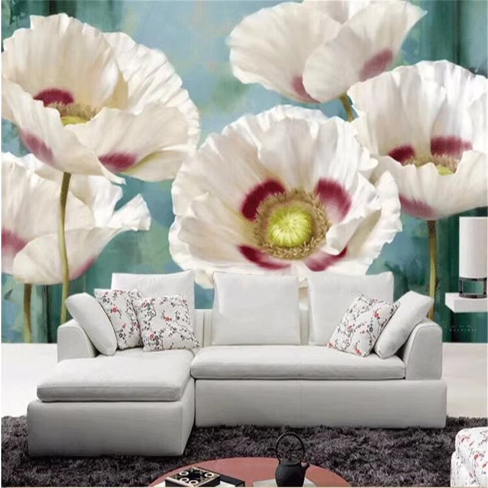 custom White flowers wallpaper - Custom Night Sky บทวิจารณ์และราคา