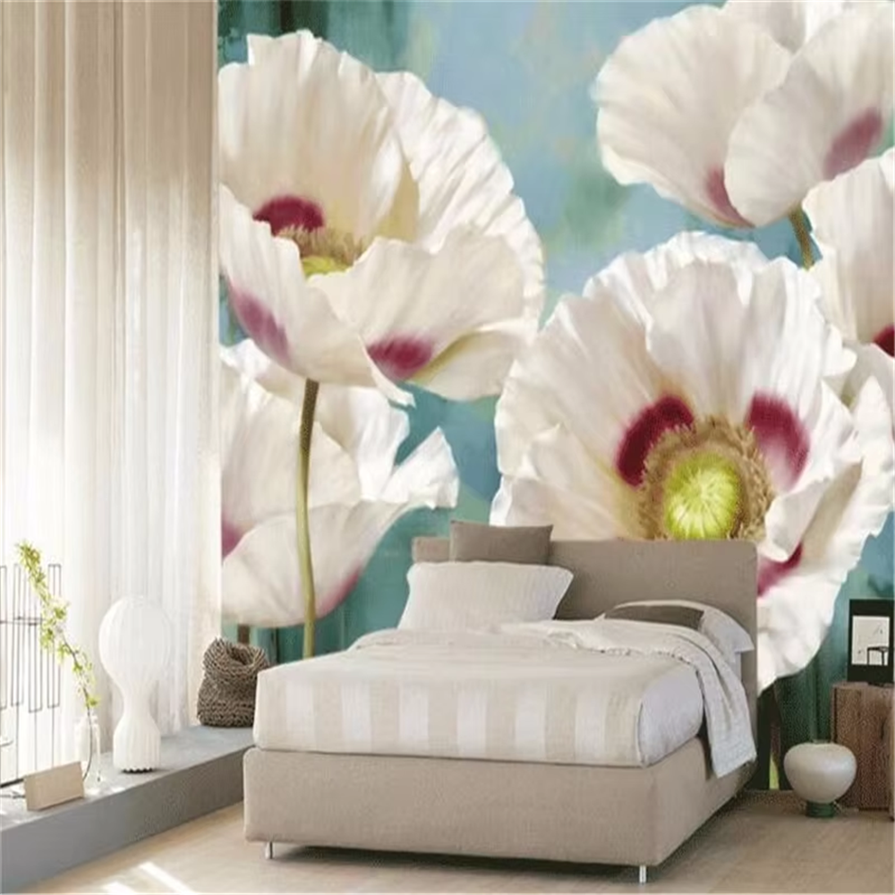 custom White flowers wallpaper - Custom Night Sky บทวิจารณ์และราคา