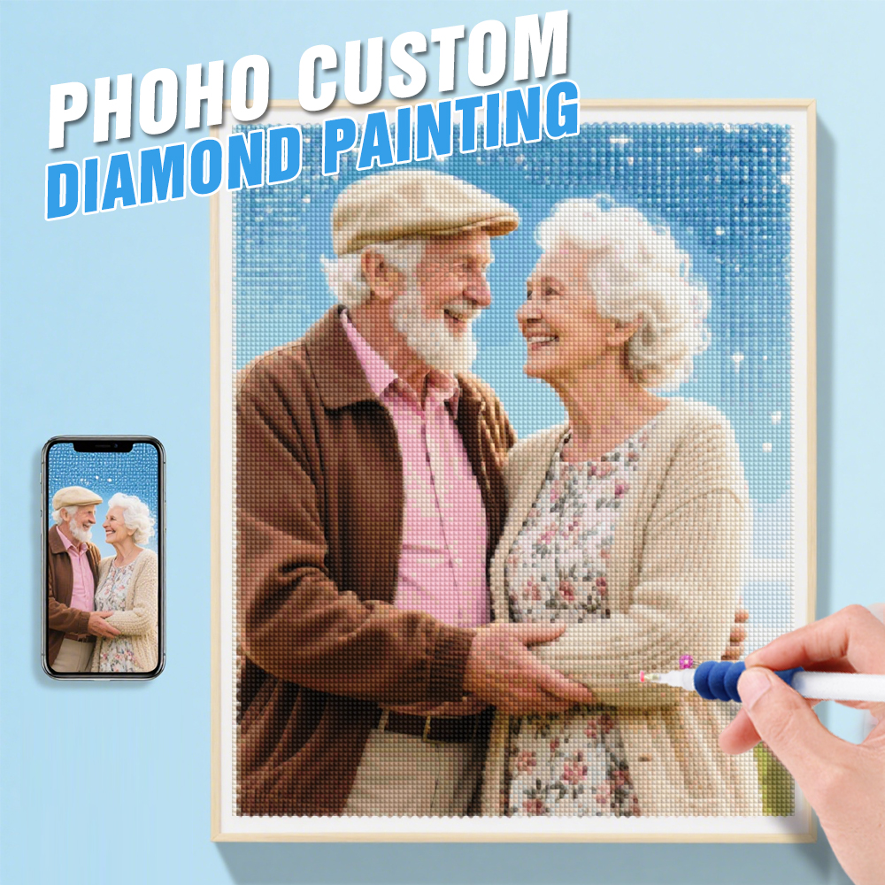 HUACAN 5d Diy Diamond Mosaic C - Photo Mosaic Print บทวิจารณ์และราคา