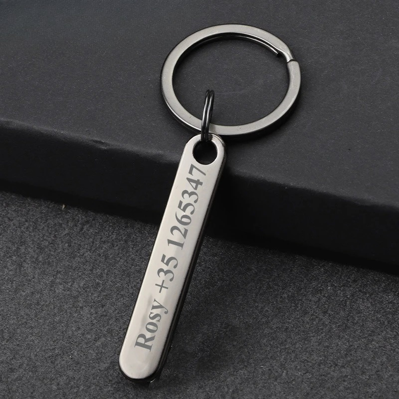 Custom Keychain with Free Engr - Initial Ring Custom บทวิจารณ์และราคา
