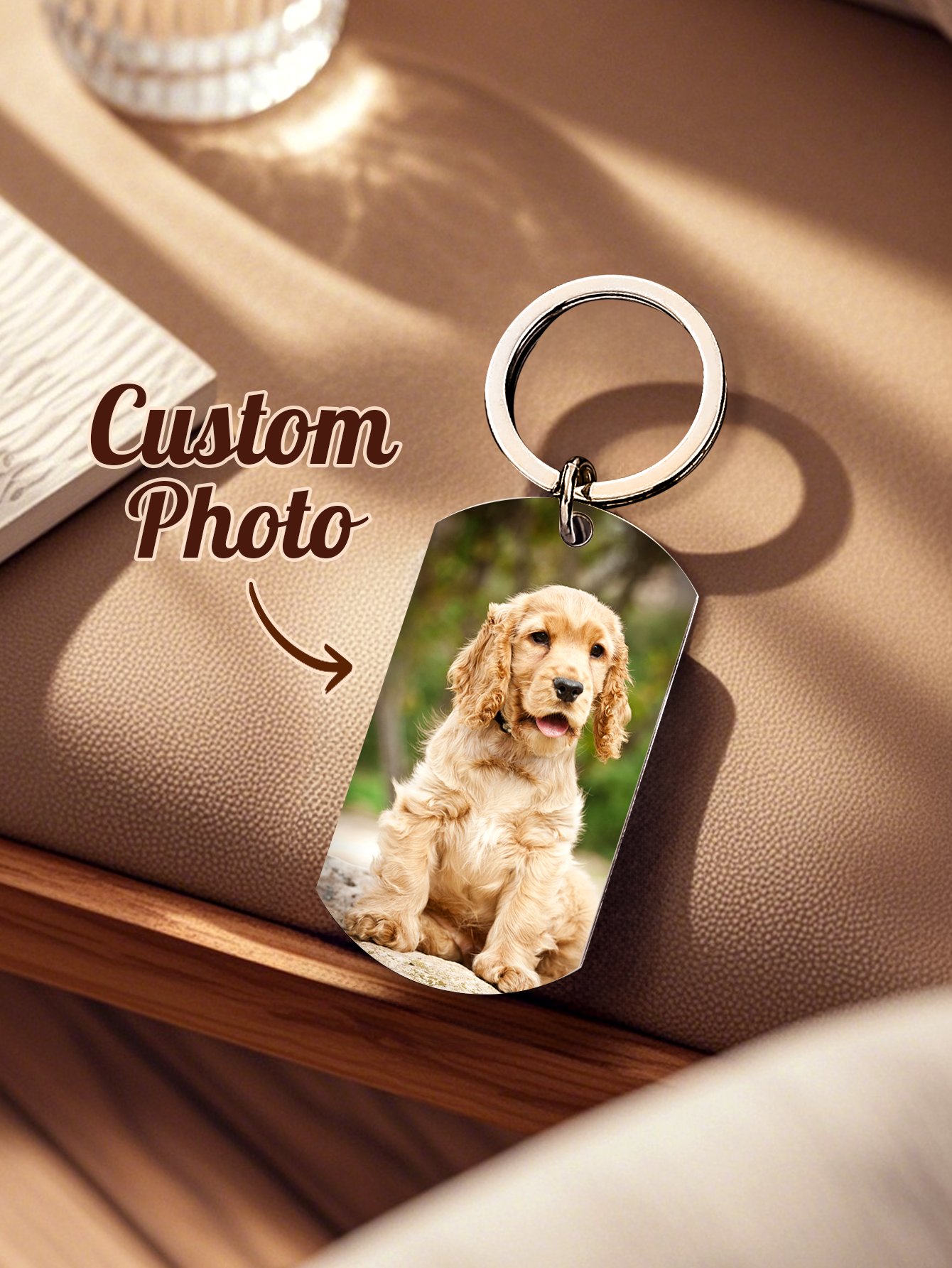 Personalized Pet Photo Keychai - Pet Portrait Custom บทวิจารณ์และราคา