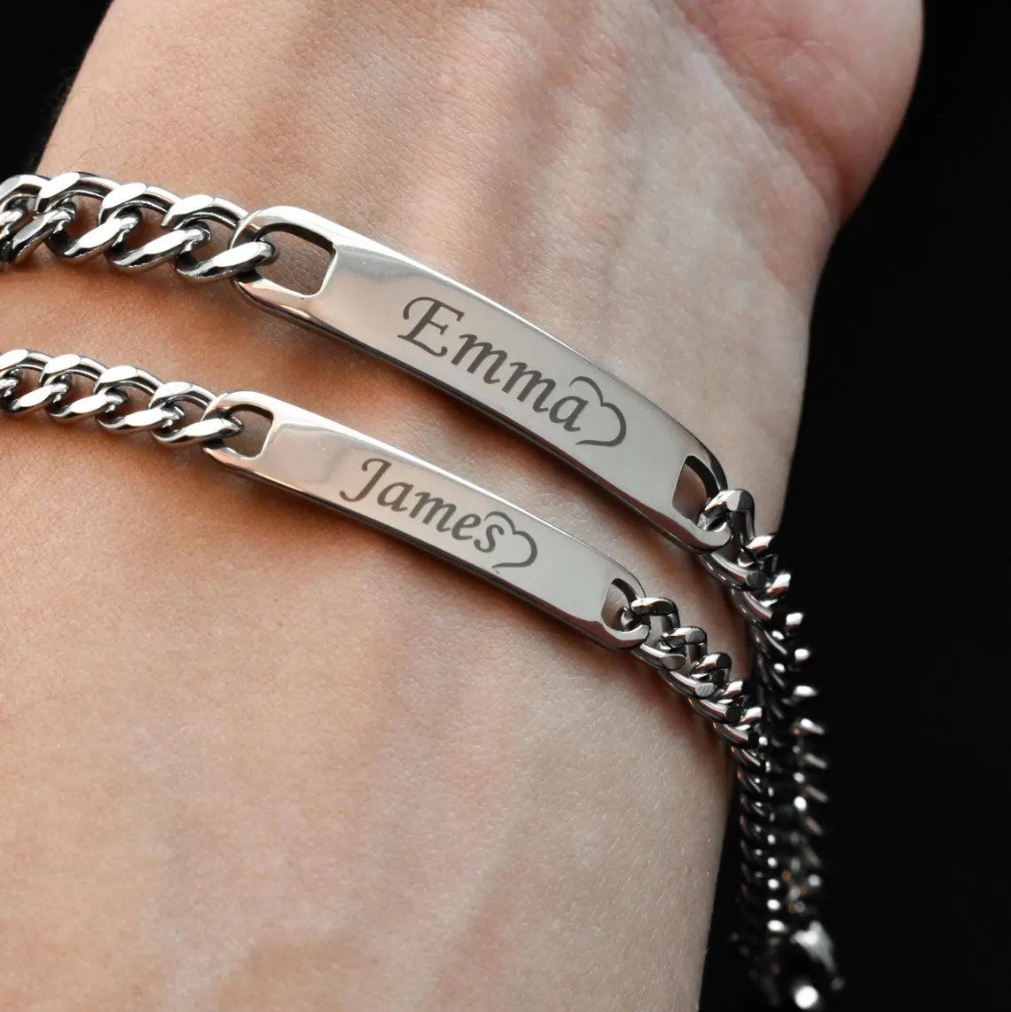 Haiyufly Engrave Name Bracelet - Coordinates Bracelet บทวิจารณ์และราคา