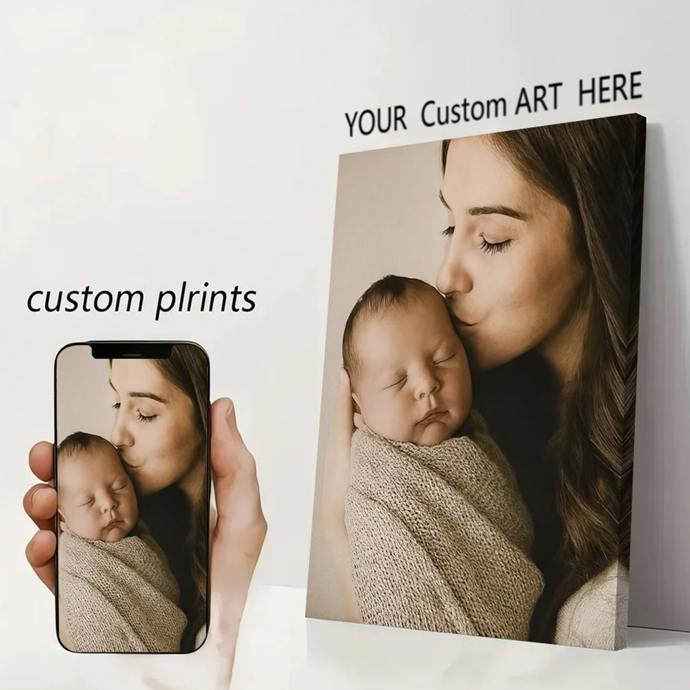 Custom Print Canvas Painting F - Pet Portrait Custom บทวิจารณ์และราคา