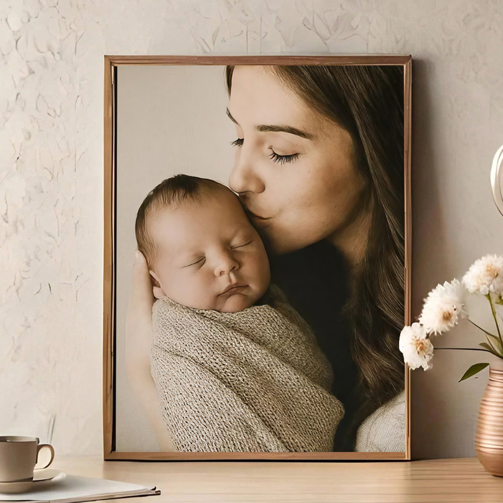 Custom Print Canvas Painting F - Pet Portrait Custom บทวิจารณ์และราคา