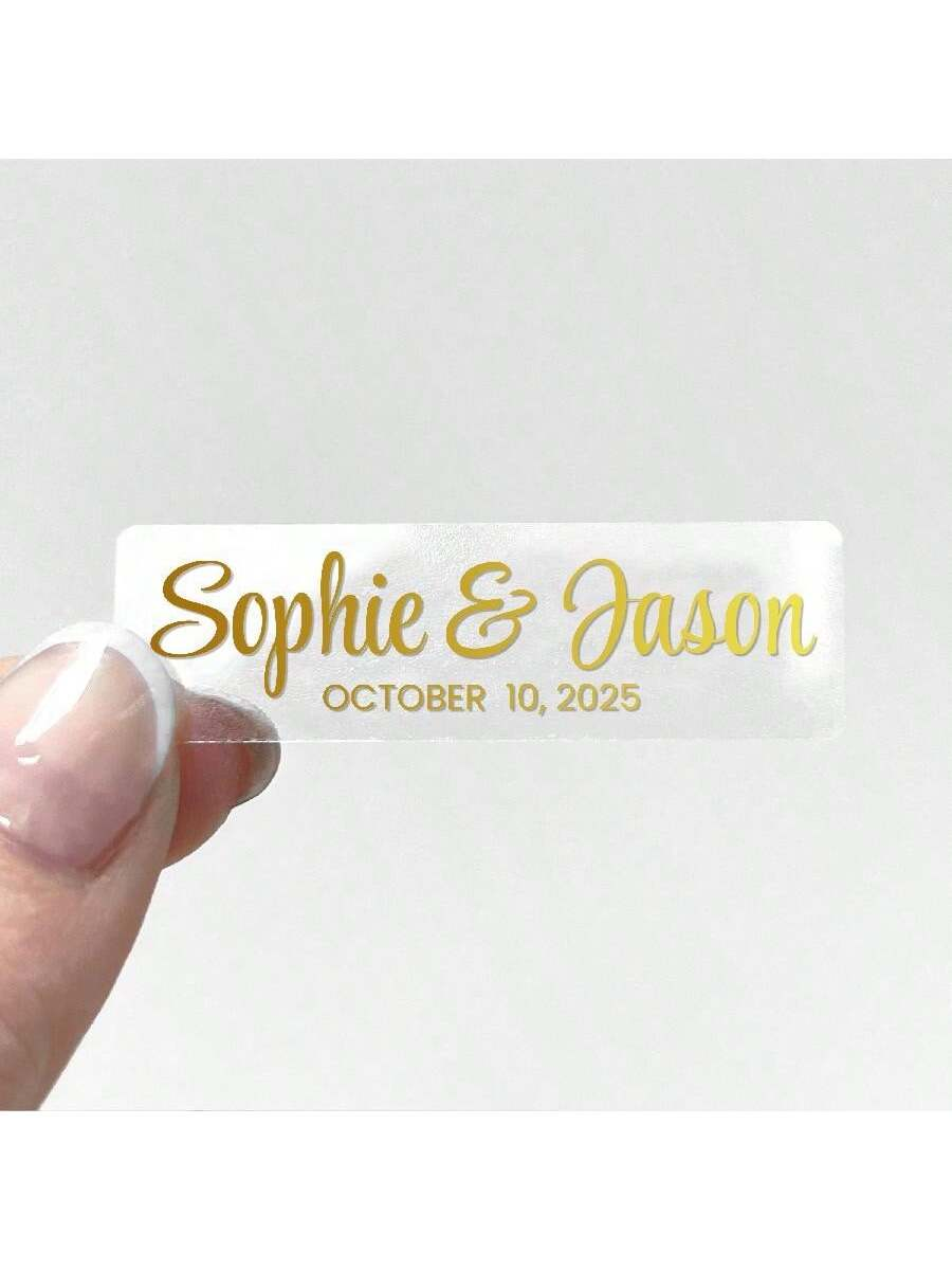 Custom Aluminum Foil Transpare - Personalised Candle Label บทวิจารณ์และราคา