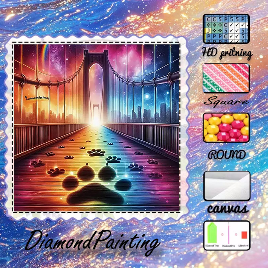 1 piece - 5D-DIY - Flocking cl - Photo Mosaic Print บทวิจารณ์และราคา