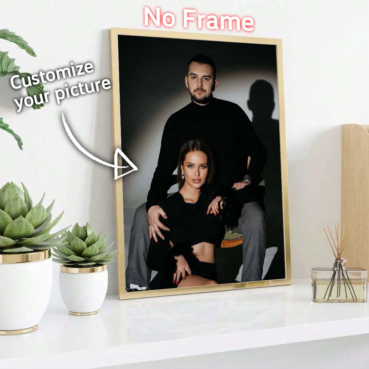 Custom Print Canvas Painting F - Pet Portrait Custom บทวิจารณ์และราคา