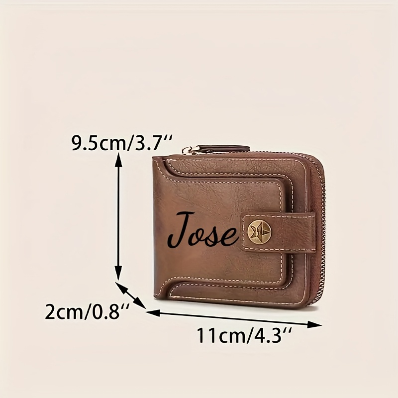 Custom Name Men's Wallet Gift  - Personalized Name Box บทวิจารณ์และราคา