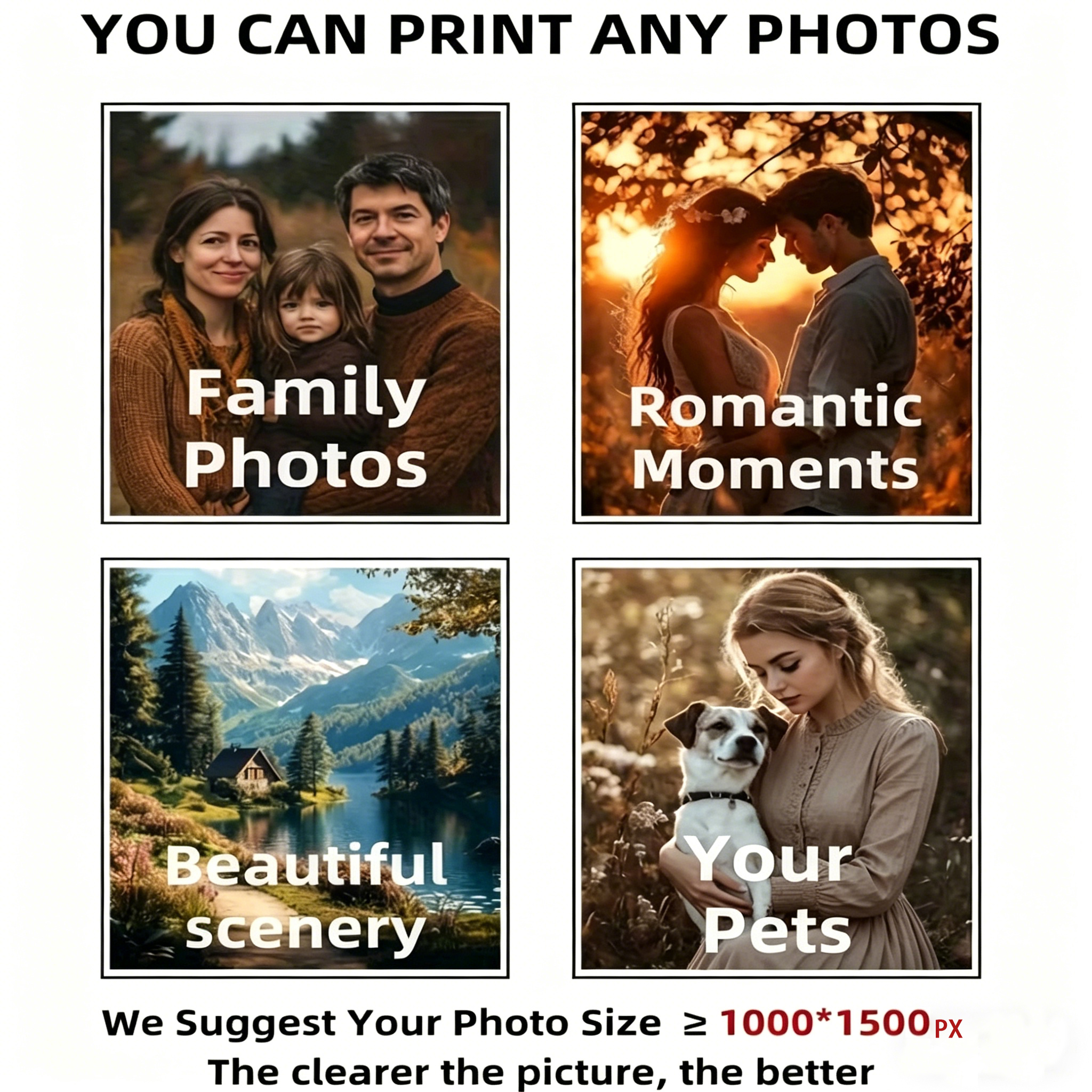 1pc Customized Portrait Landsc - Custom Map Poster บทวิจารณ์และราคา