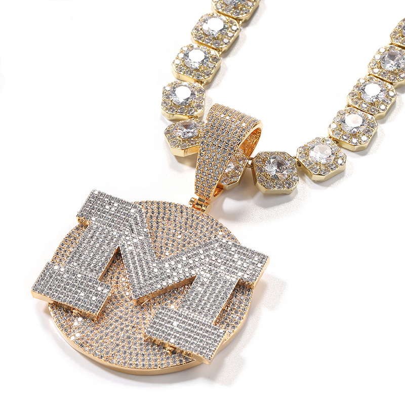 Custom Personality Big Letter  - Name Necklace Custom บทวิจารณ์และราคา