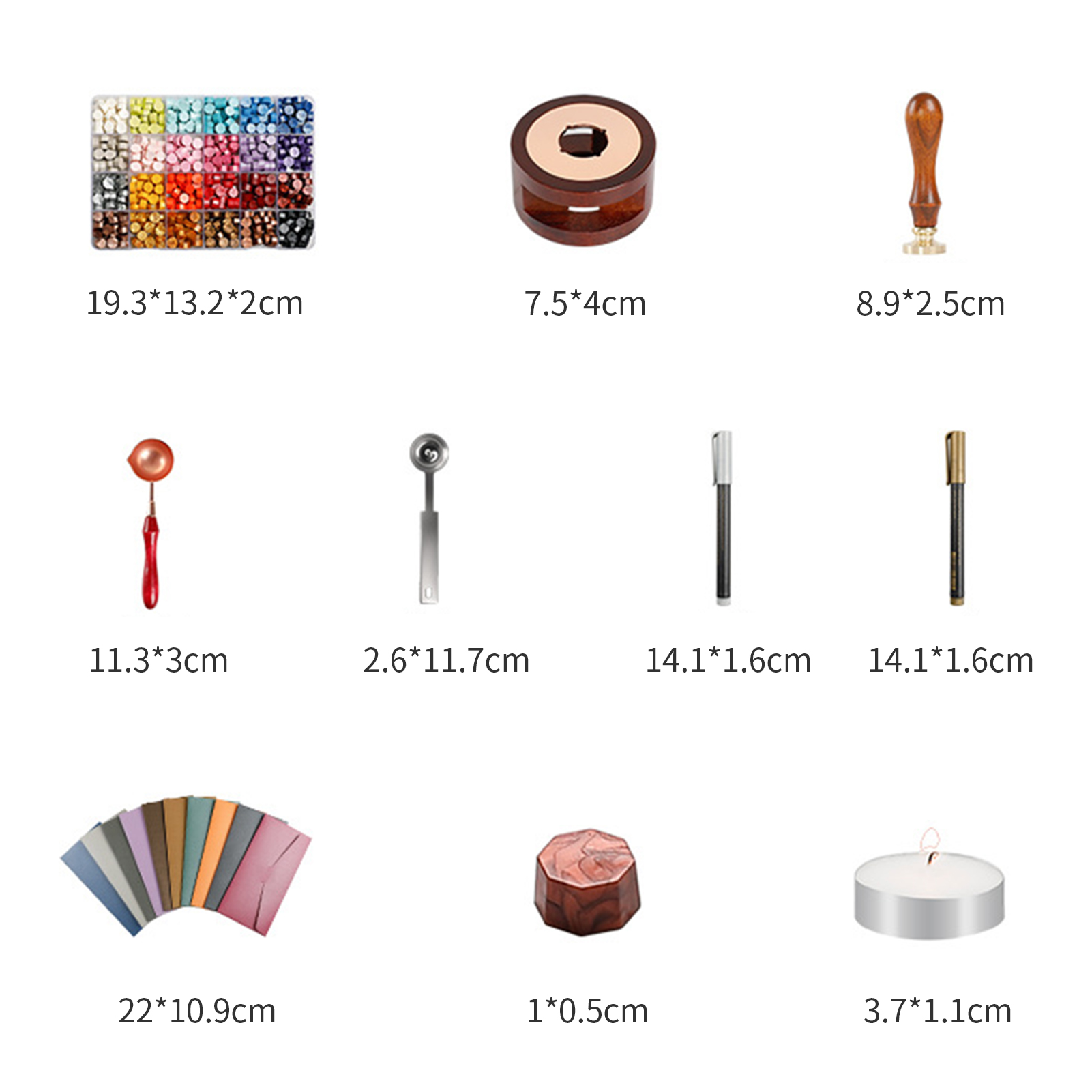 Wax Seal Kit 600pcs Sealing Wa - Wax Seal Letter Kit บทวิจารณ์และราคา