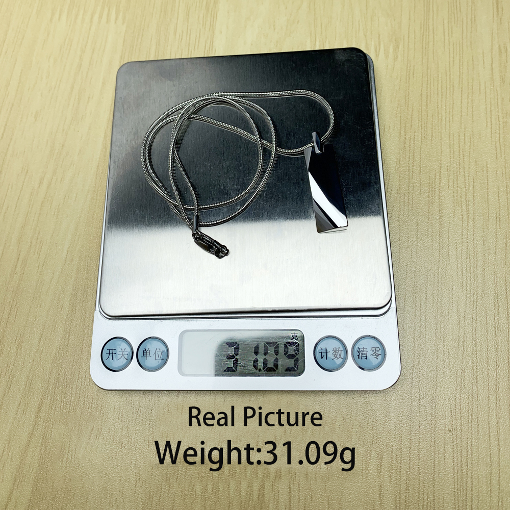 Tungsten Carbide Pendants Men  - Name Necklace Custom บทวิจารณ์และราคา