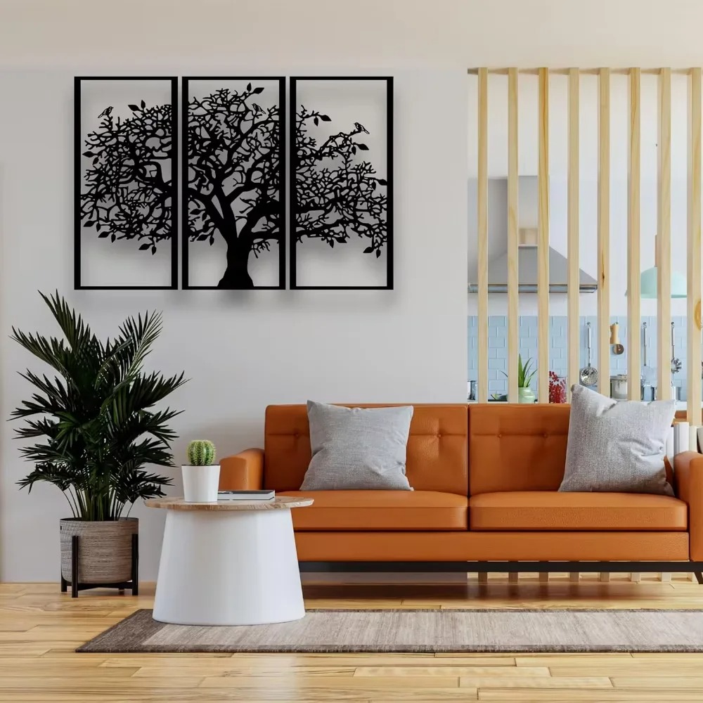 3Pcs Family Tree Metal Wall De - Family Tree Print บทวิจารณ์และราคา