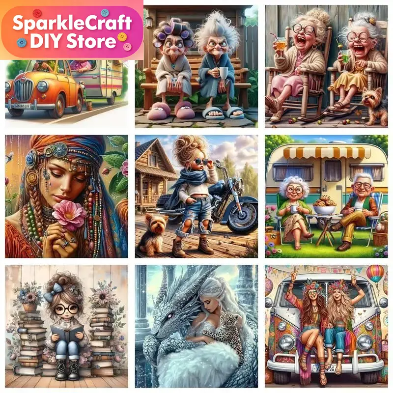 1pc frameless   Full Square Di - Photo Mosaic Print บทวิจารณ์และราคา