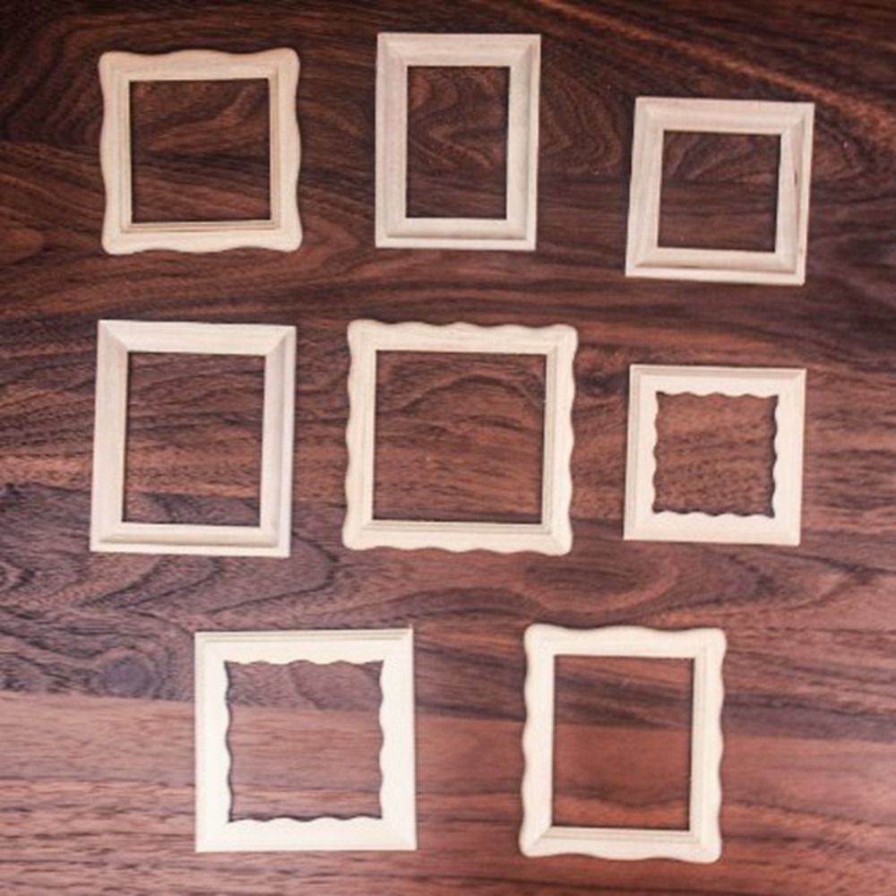 2pcs New 1/12 Dollhouse Miniat - Engraved Wood Frame บทวิจารณ์และราคา