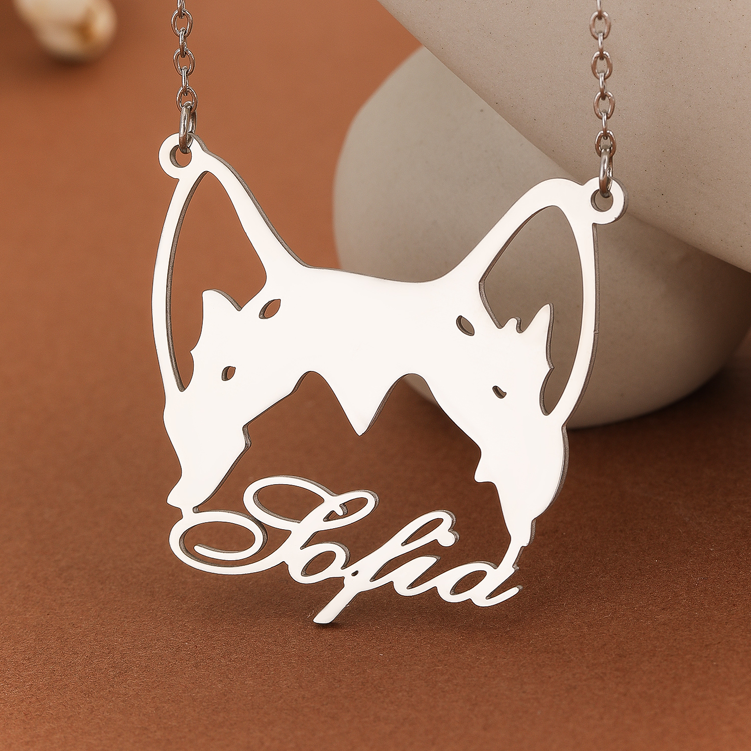 Custom Alaska Malamute Name Ne - Name Necklace Custom บทวิจารณ์และราคา