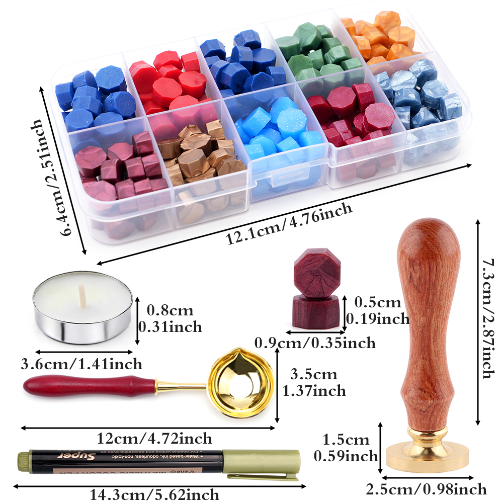 A-Z letter Wax Seal Stamp Kit  - Wax Seal Letter Kit บทวิจารณ์และราคา
