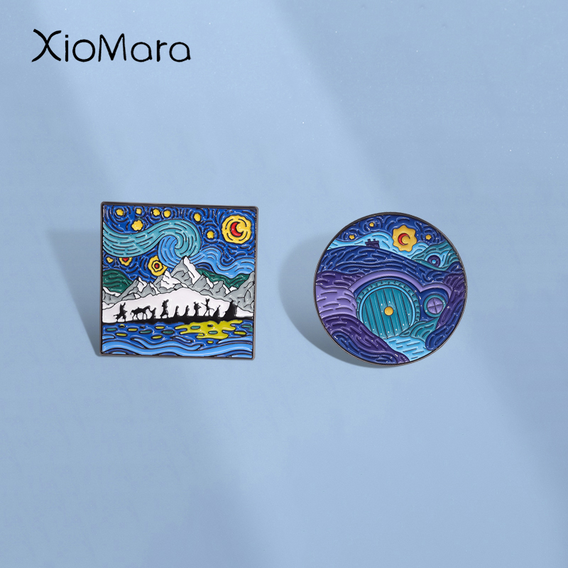 Night Sky Oil Painting Enamel  - Custom Night Sky บทวิจารณ์และราคา