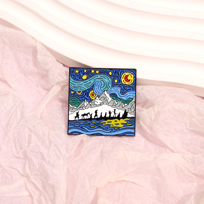 Night Sky Oil Painting Enamel  - Custom Night Sky บทวิจารณ์และราคา