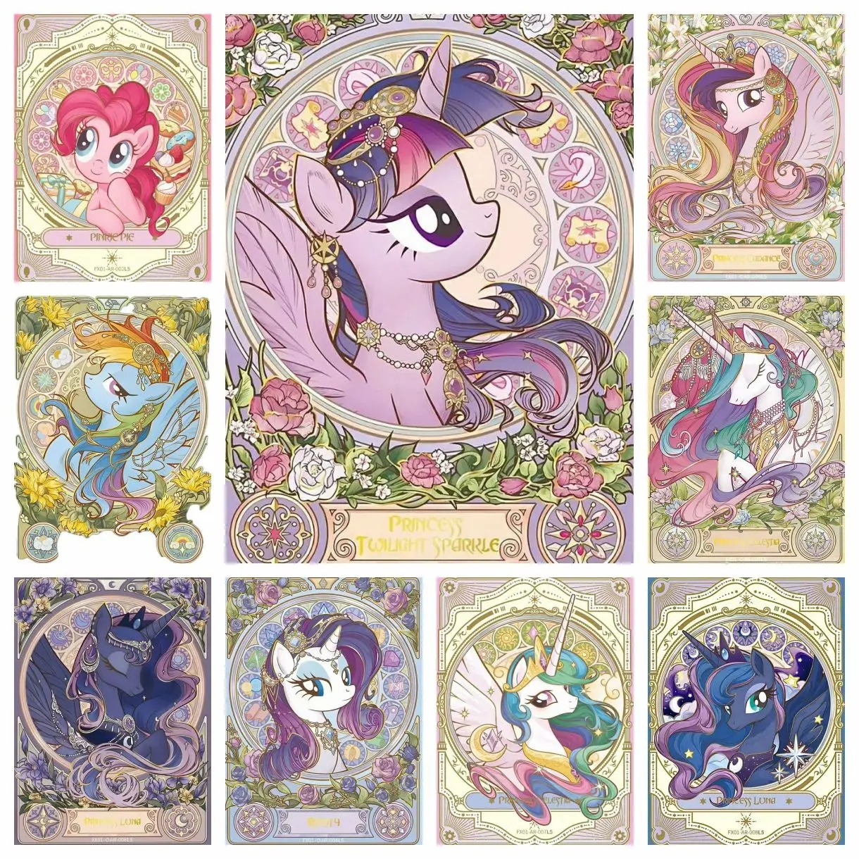 Mucha style My Little Pony 5D  - Photo Mosaic Print บทวิจารณ์และราคา