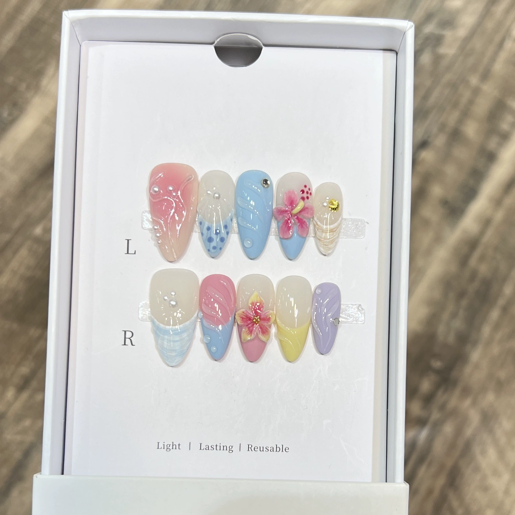 10Pcs Milky Nude Gentle Handma - Pressed Flower Art บทวิจารณ์และราคา
