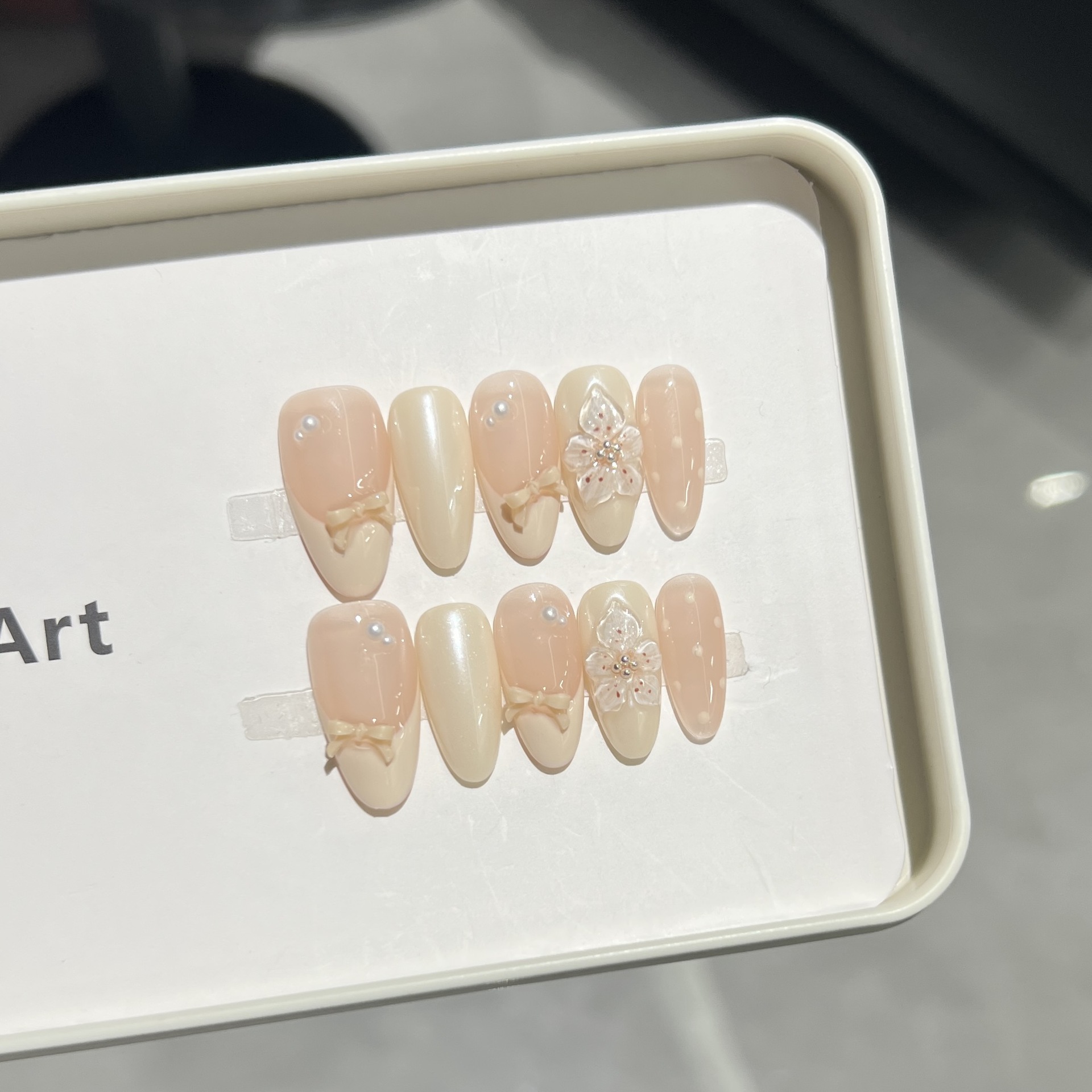 10Pcs Milky Nude Gentle Handma - Pressed Flower Art บทวิจารณ์และราคา