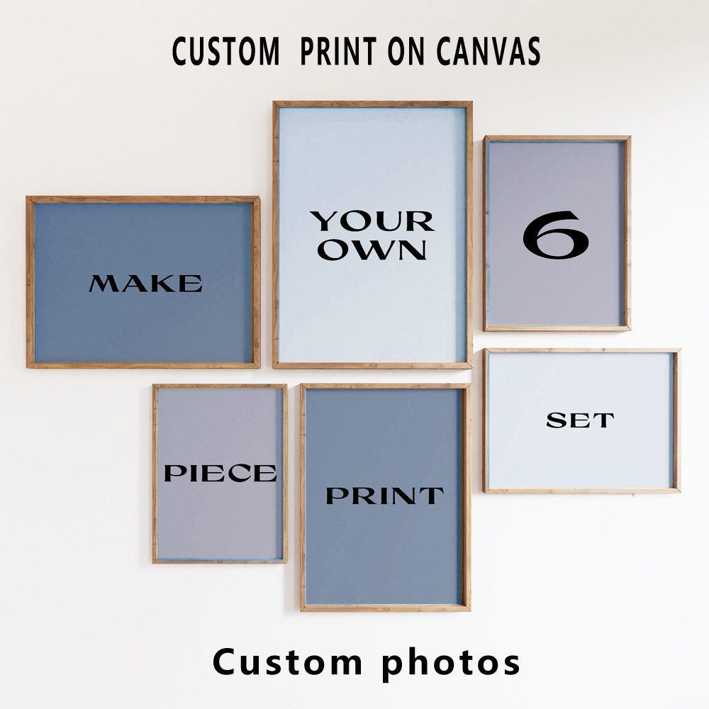 6pcs/set Custom Canvas Prints  - Pet Portrait Custom บทวิจารณ์และราคา