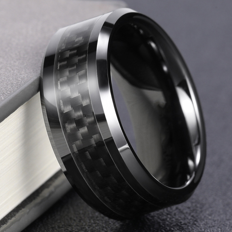 8MM Men's 316L Stainless Steel - Initial Ring Custom บทวิจารณ์และราคา