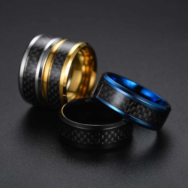 8MM Men's 316L Stainless Steel - Initial Ring Custom บทวิจารณ์และราคา