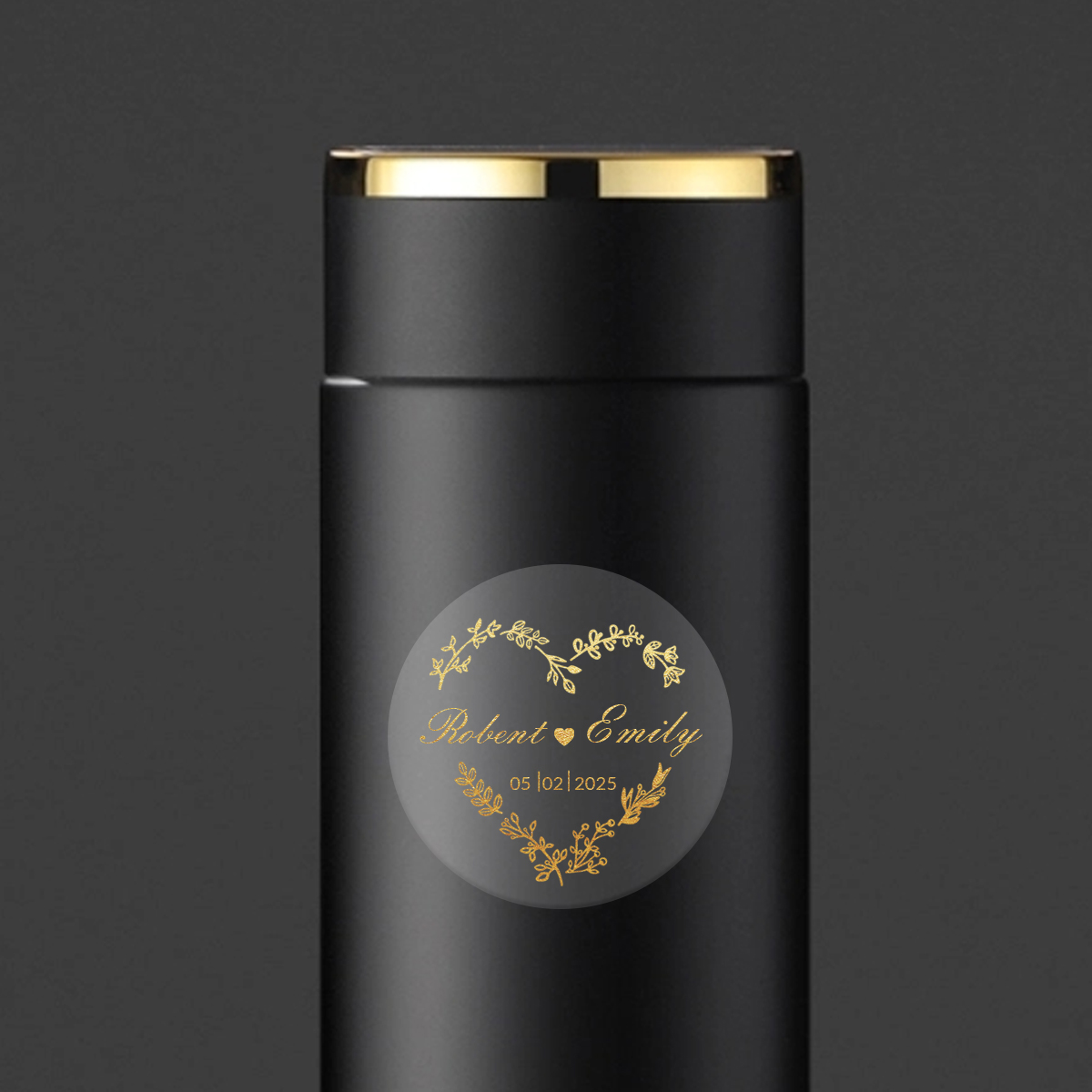 Custom gold foil wedding stick - Personalised Candle Label บทวิจารณ์และราคา