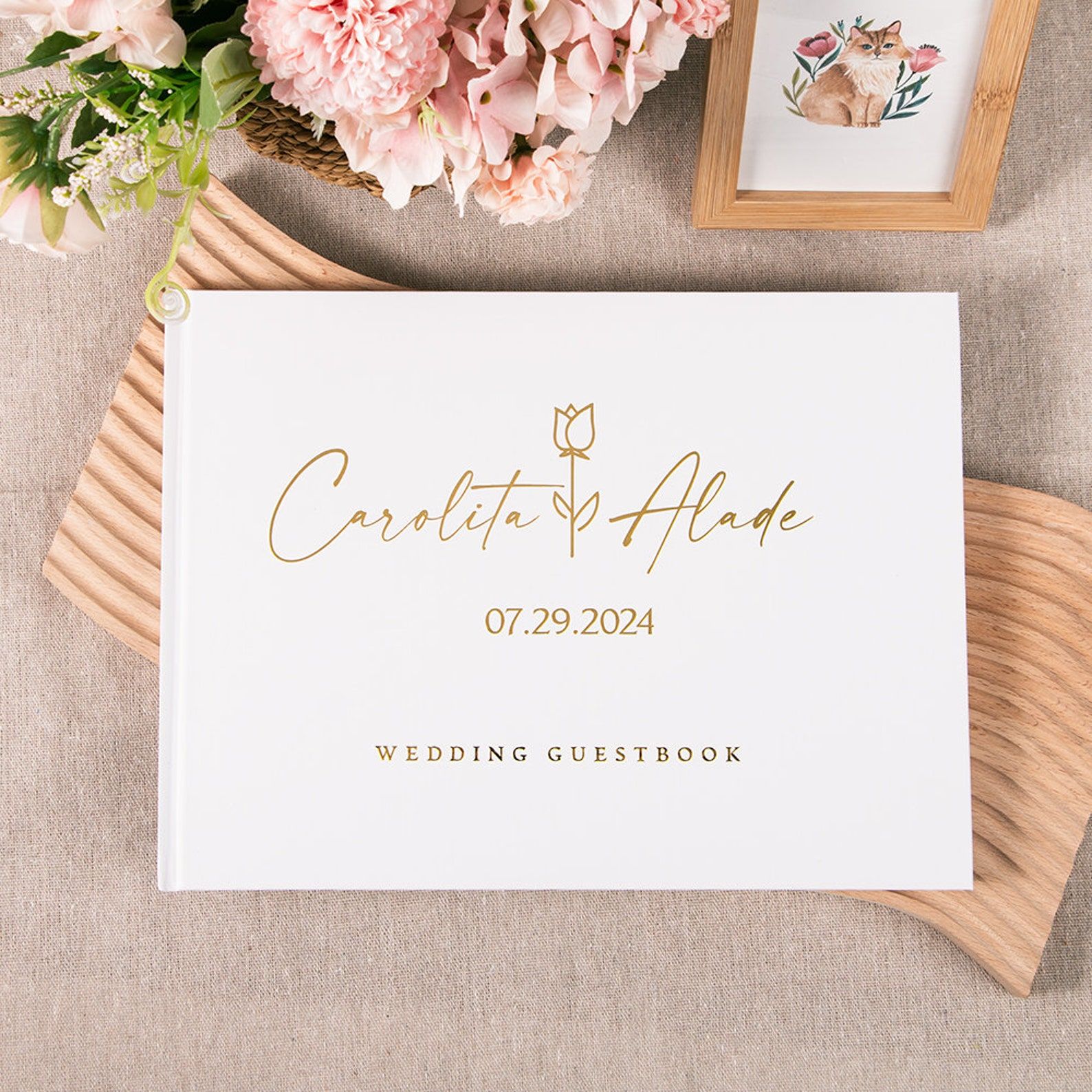 Custom Wedding Guestbook Perso - Custom Photo Book บทวิจารณ์และราคา