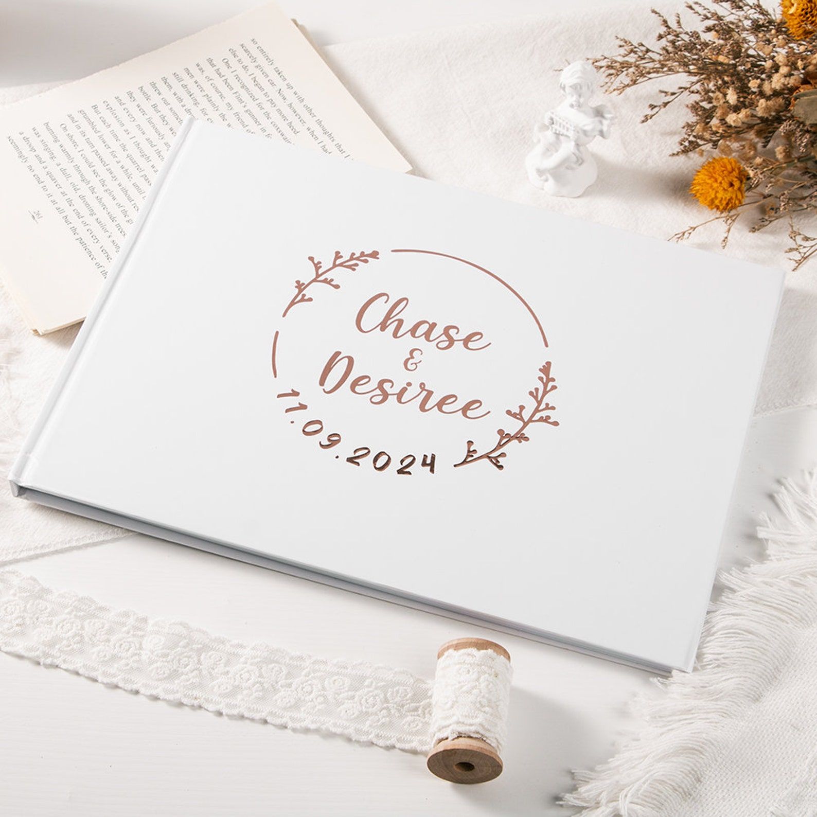 Custom Wedding Guestbook Perso - Custom Photo Book บทวิจารณ์และราคา