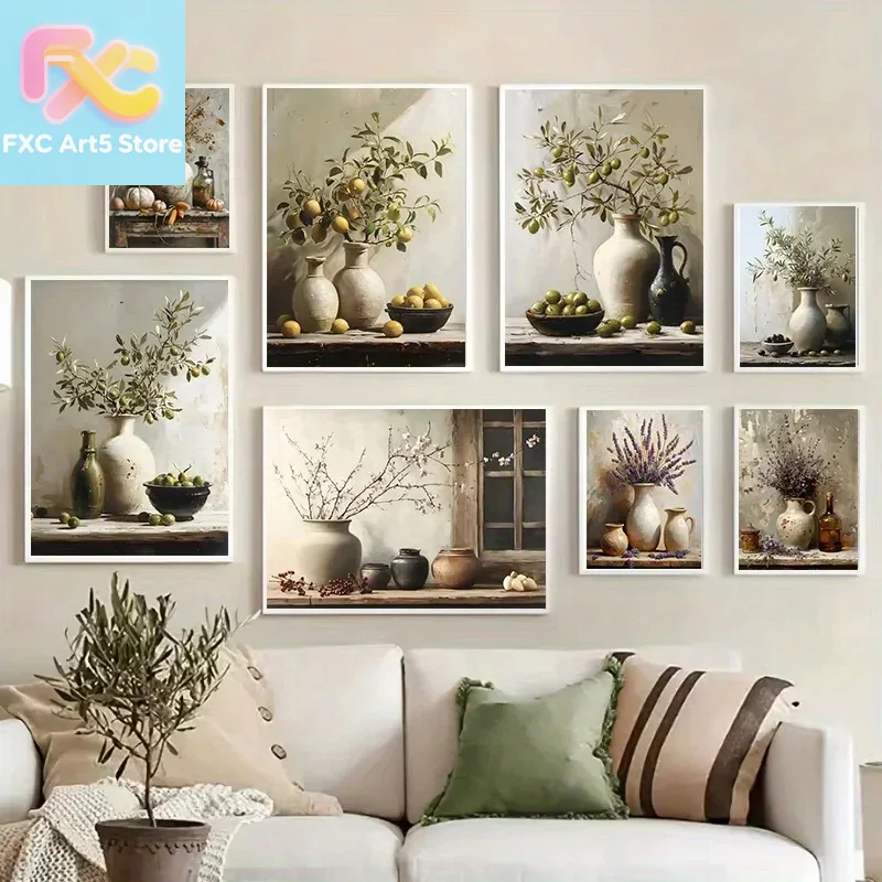 1pc frameless 1pc  Retro Still - Family Tree Print บทวิจารณ์และราคา
